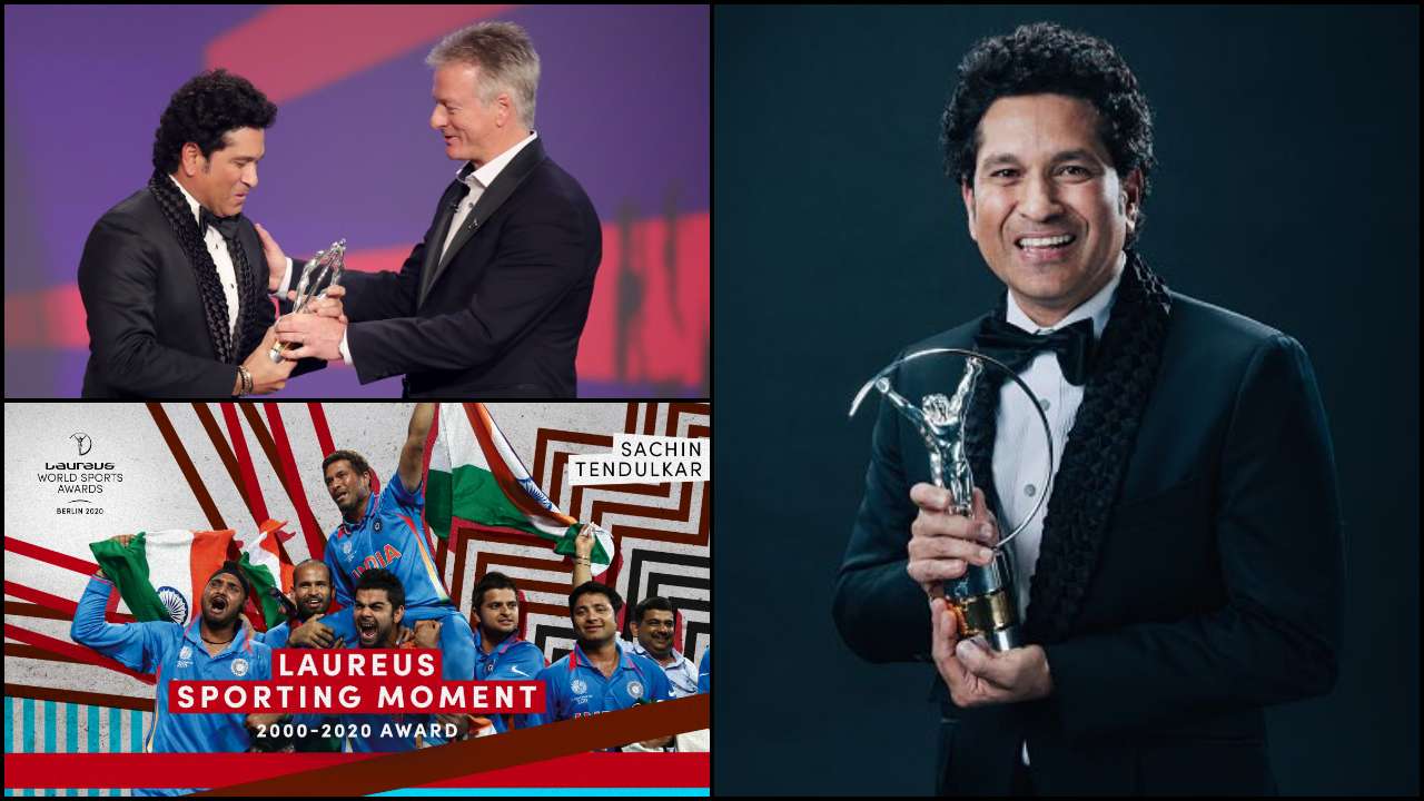 क्रिकेट के भगवन सचिन तेंदुलकर 'लॉरेस 20 स्पोर्टिंग मोमेंट 2000-2020' अवॉर्ड से सम्मानित