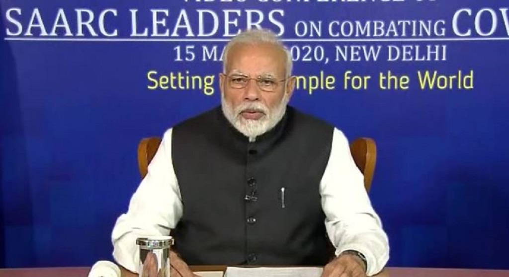 सार्क देशों से मोदी ने की वीडियो कॉन्फ्रेंसिंग, कोरोना इमरजेंसी फंड बनाने का दिया सुझाव