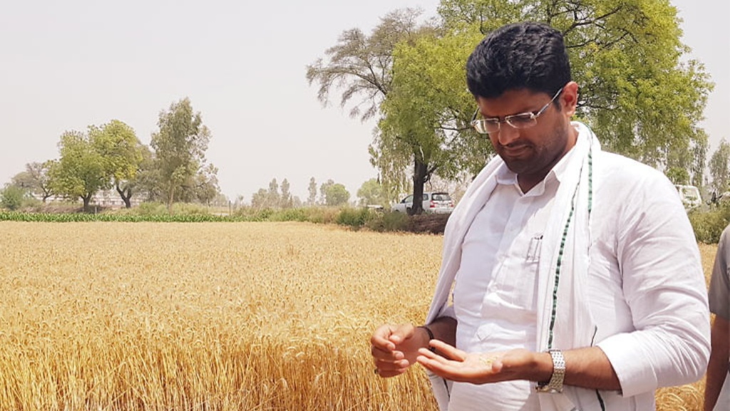 दुष्यंत चौटाला ने कहा, किसानों के फसल का एक एक दाना खरीदेगी सरकार