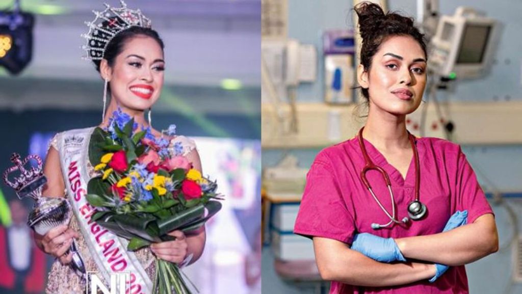 कोरोना संकट में मिस इग्लैंड का ताज उतार भाषा मुखर्जी बनी डॉक्टर