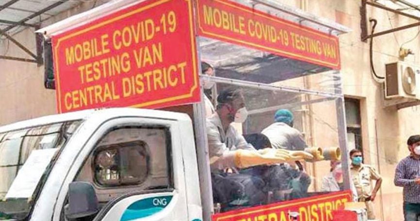 नोएडा में अब मोबाइल वैनों से होगी कोरोना वायरस की जांच