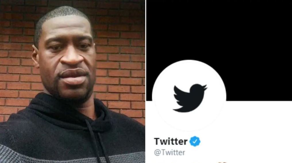 अश्वेत जॉर्ज फ्लॉयड की हत्या को लेकर प्रदर्शन, अपने लोगो को ट्विटर ने किया ब्लैक