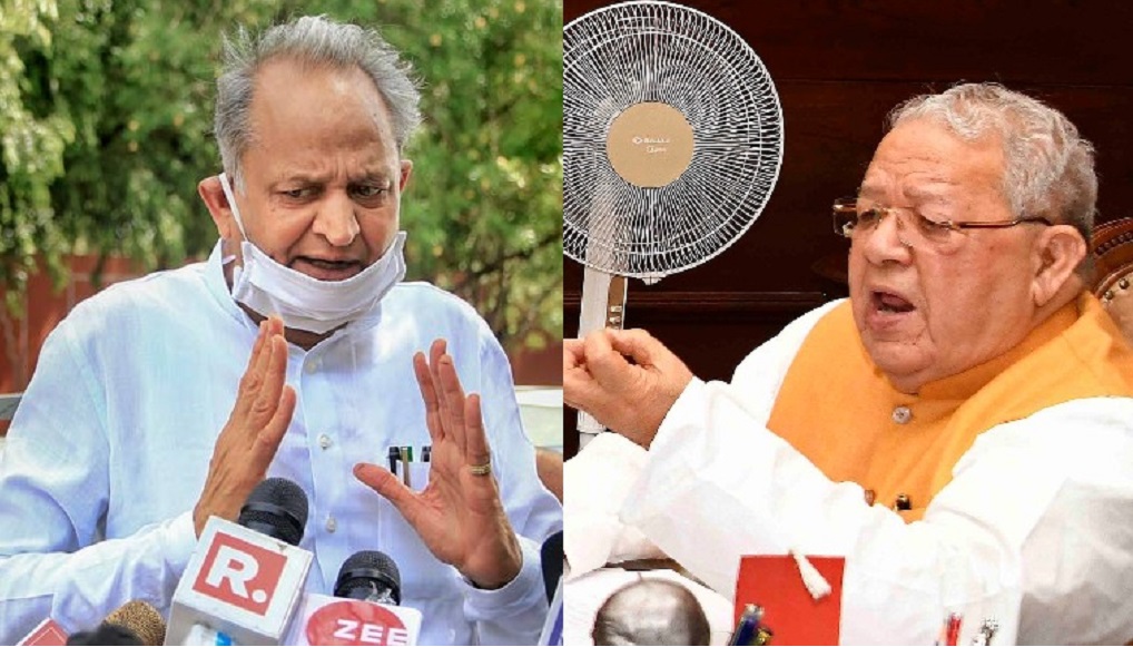 राजस्थान में सचिन पायलट से शुरू हुई लड़ाई अब राज्यपाल बनाम मुख्यमंत्री हुई