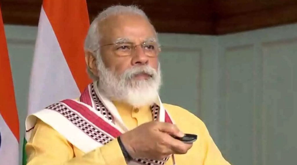PM नरेंद्र मोदी ने वीडियो कॉन्फ्रेंसिंग के जरिए रखी मणिपुर वाटर सप्लाई प्रोजेक्ट की आधारशिला